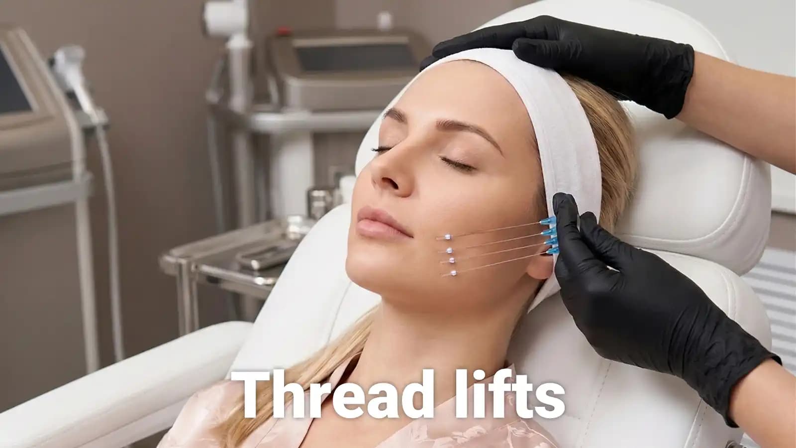 Thread lift treatment for jawline tightening at Grey Aesthetics