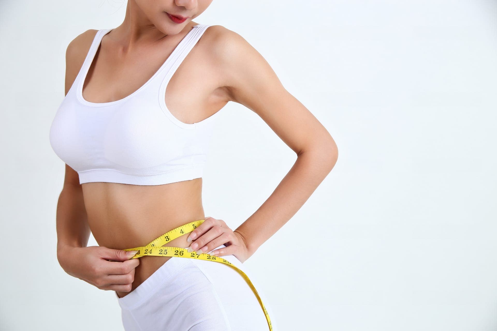 Body sculpting cellulite reduction before result